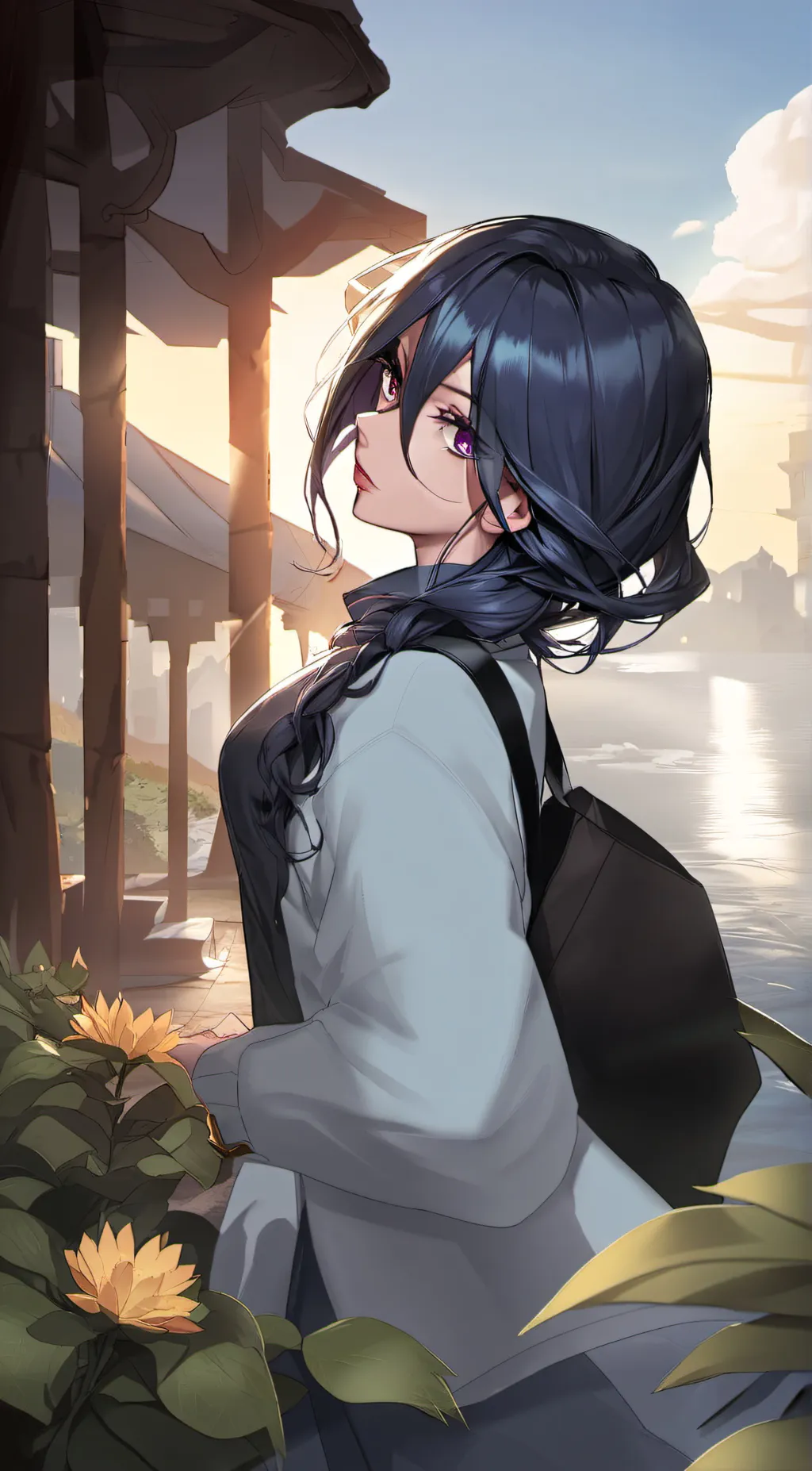 ai character: ♡day3: clair background