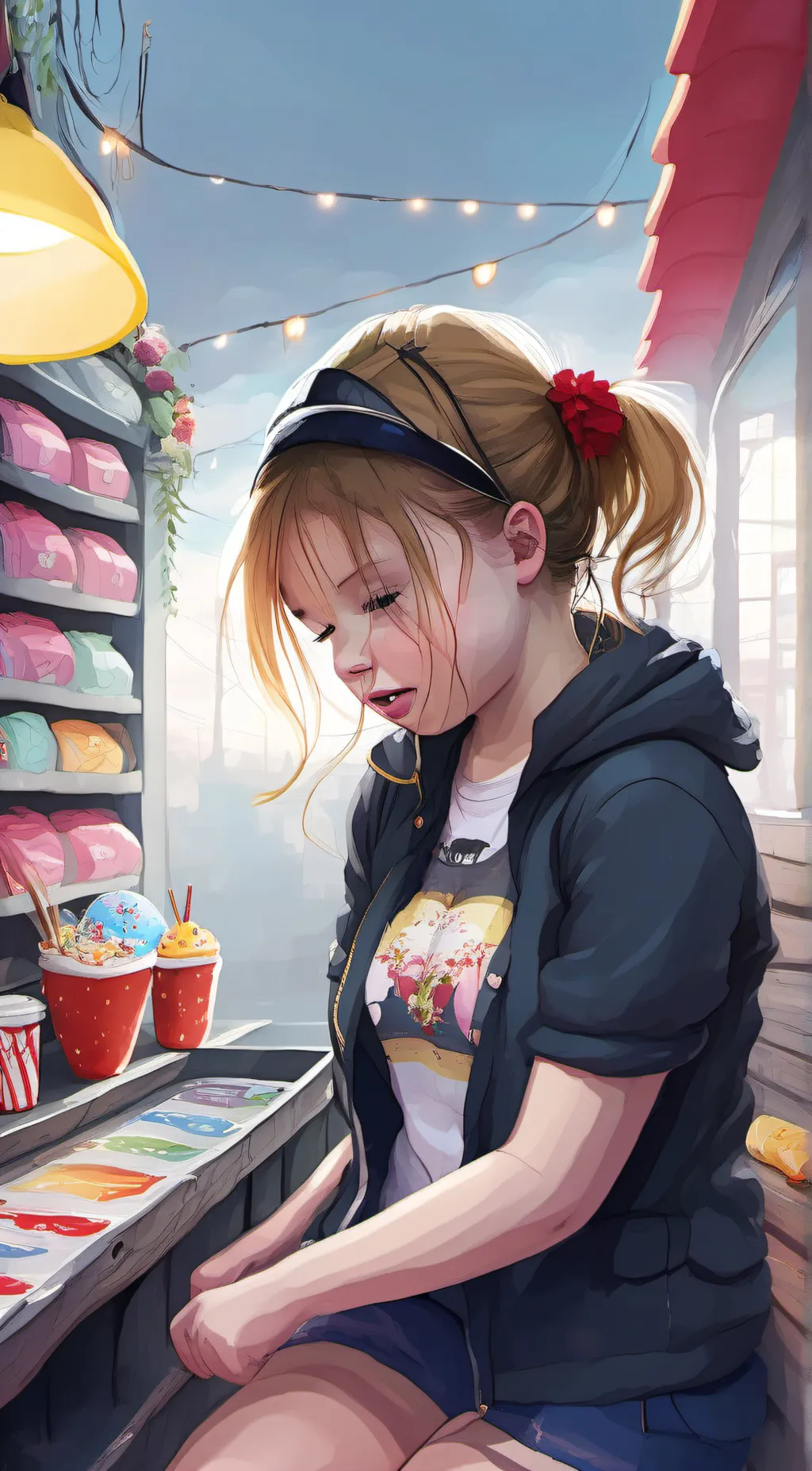 ai character: zoey background