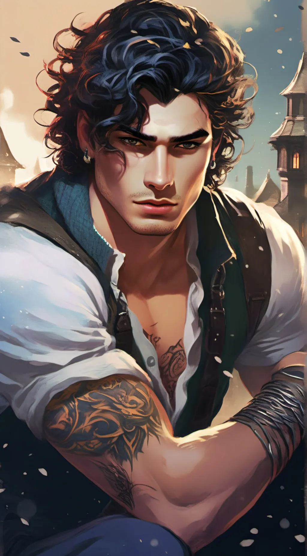 ai character: Angus Farell background