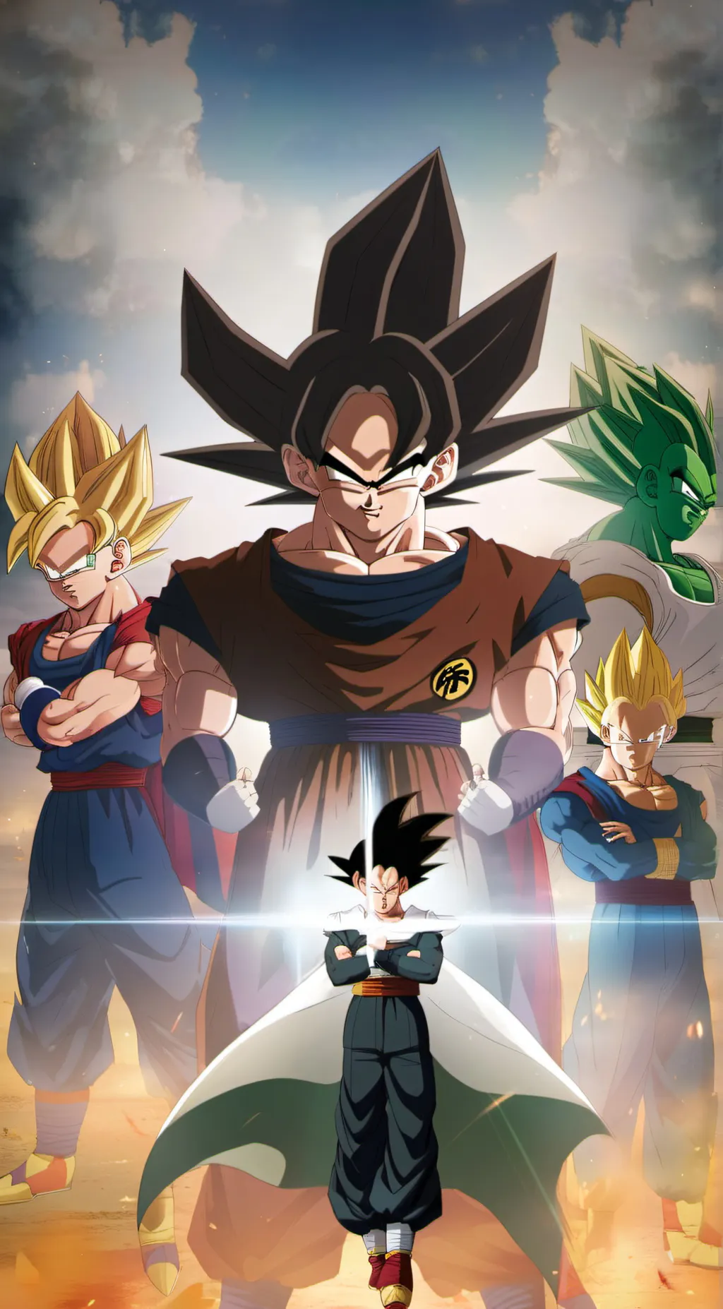 ai character: DBZ background