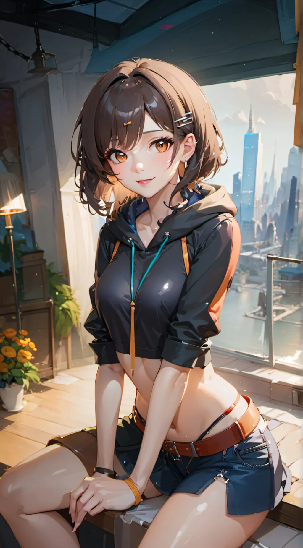 ai character: Hailey background