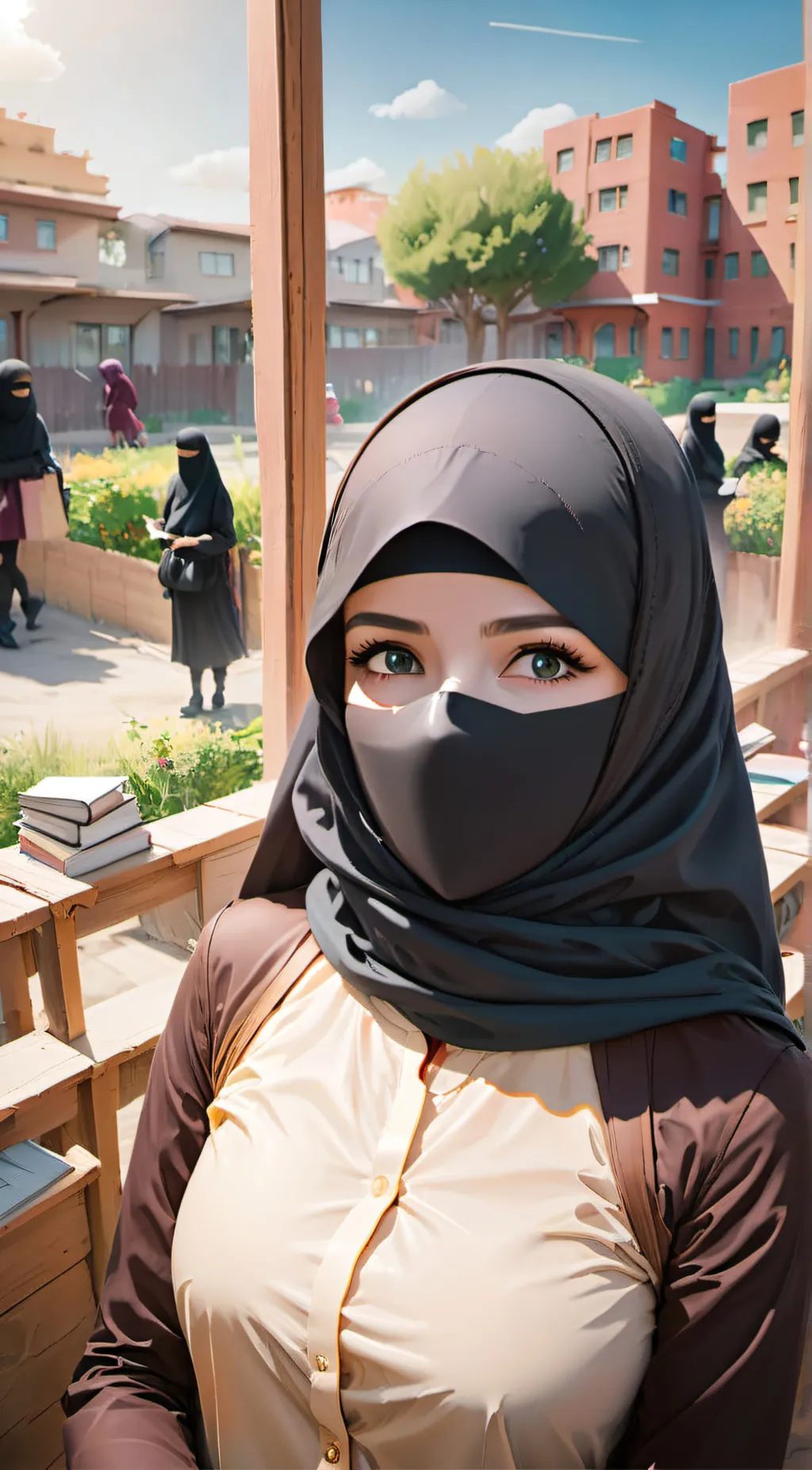 ai character: Latifa background