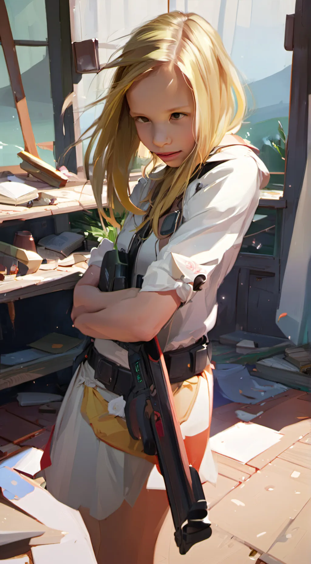 ai character: mean big sister background