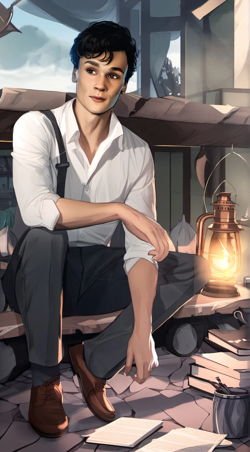 ai character: Matthew Riddle background