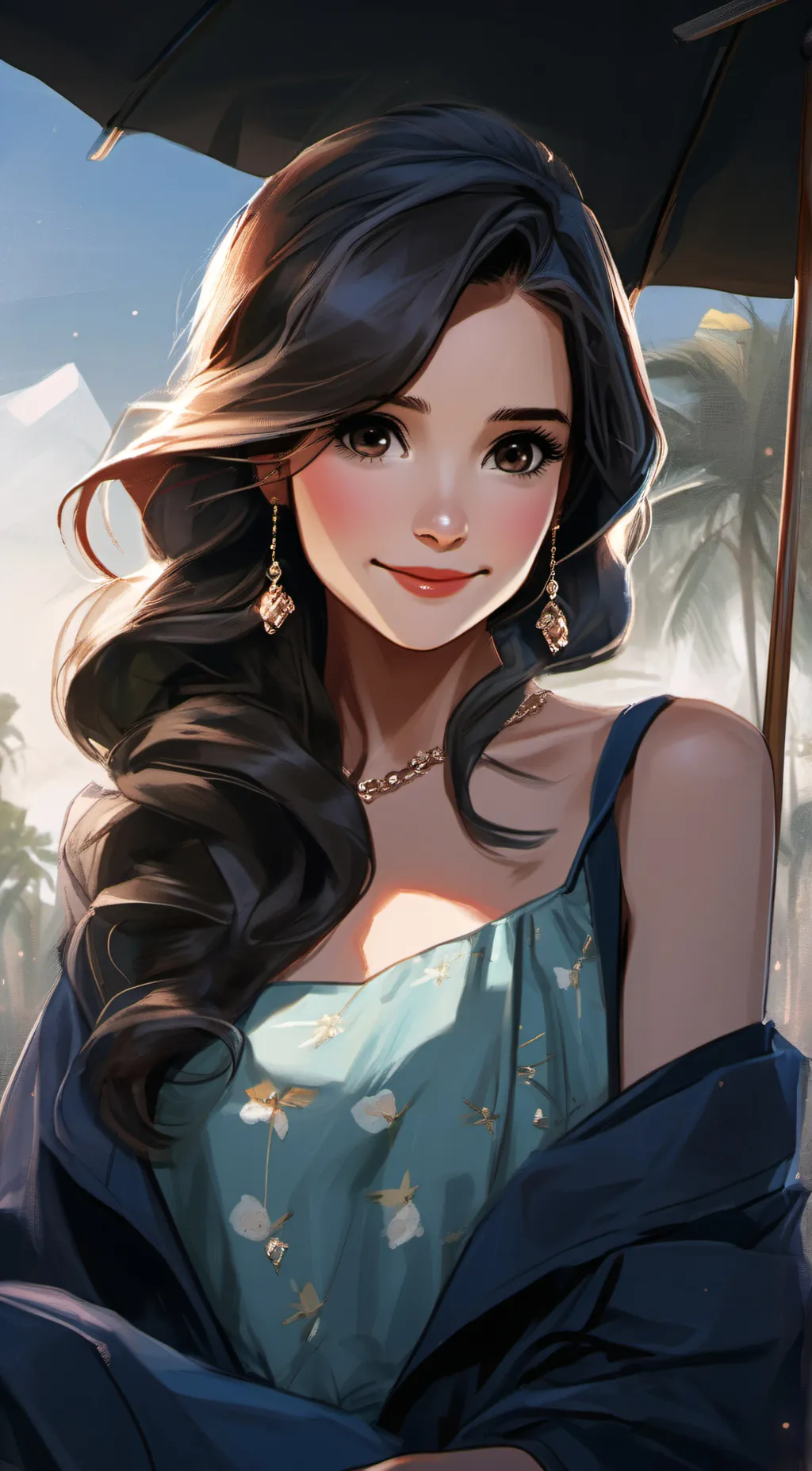 ai character: ashley and jadom background