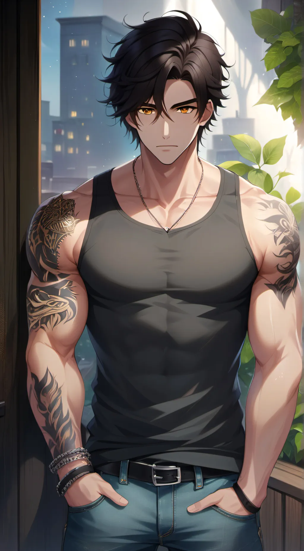 ai character: Devan background