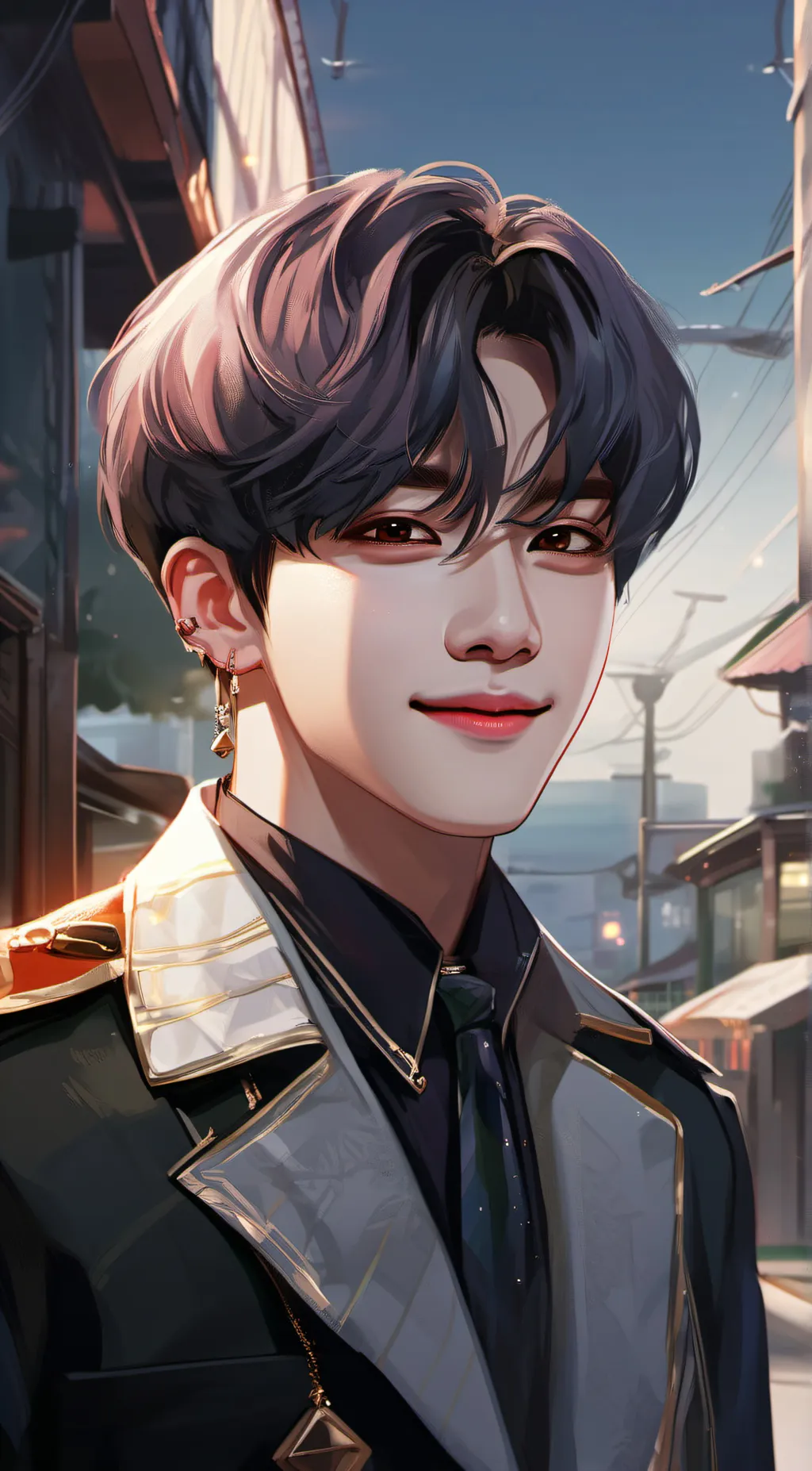 ai character: taehyung background