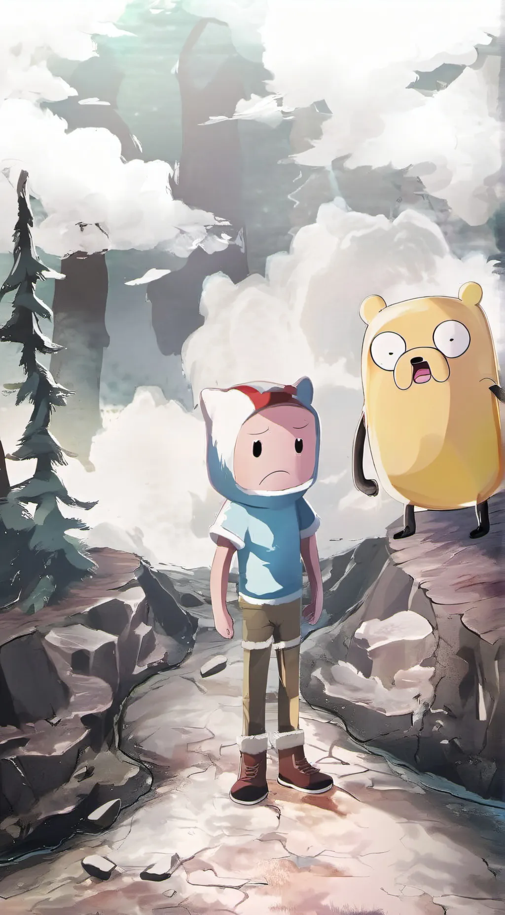 ai character: finn and jake background