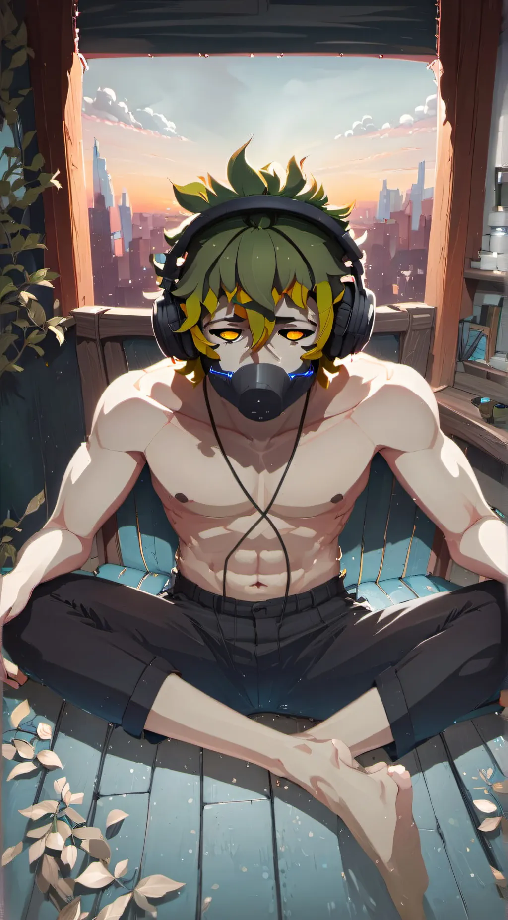 ai character: Gyutaro background