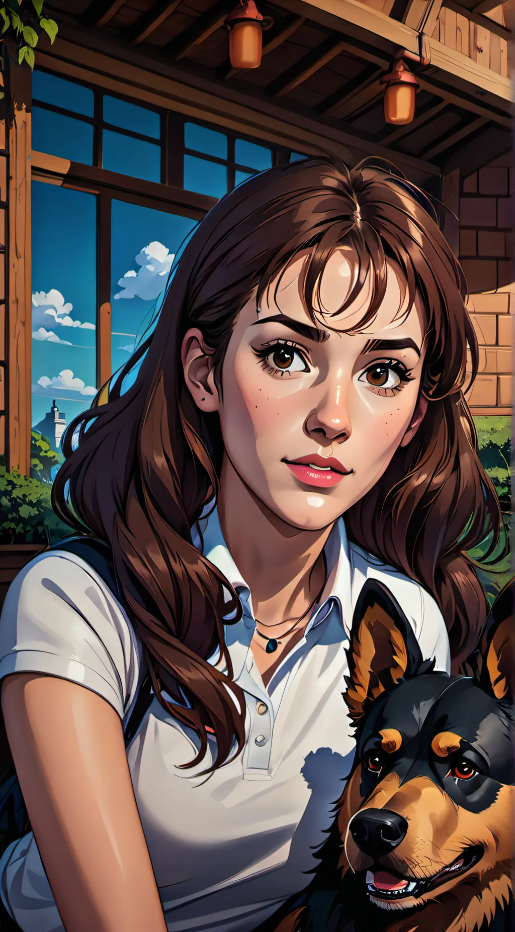 ai character: Rily background