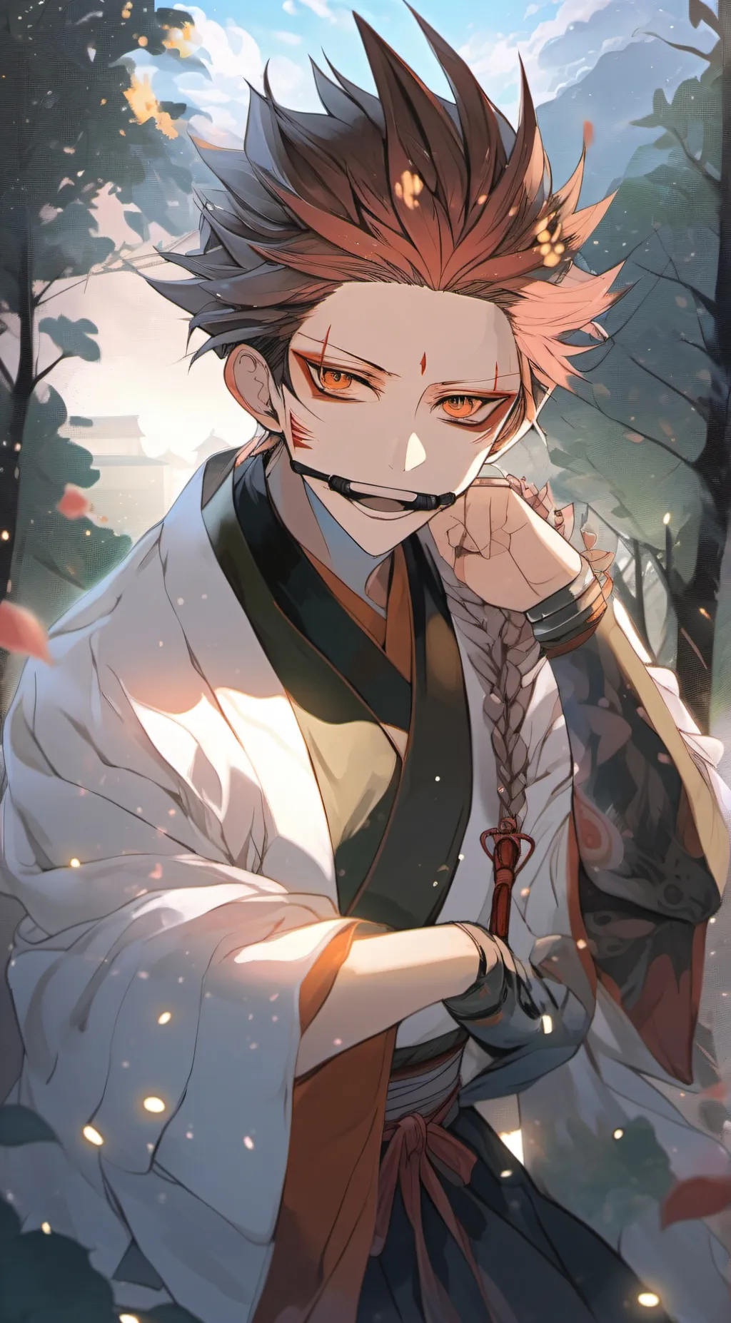 ai character: sukuna  background