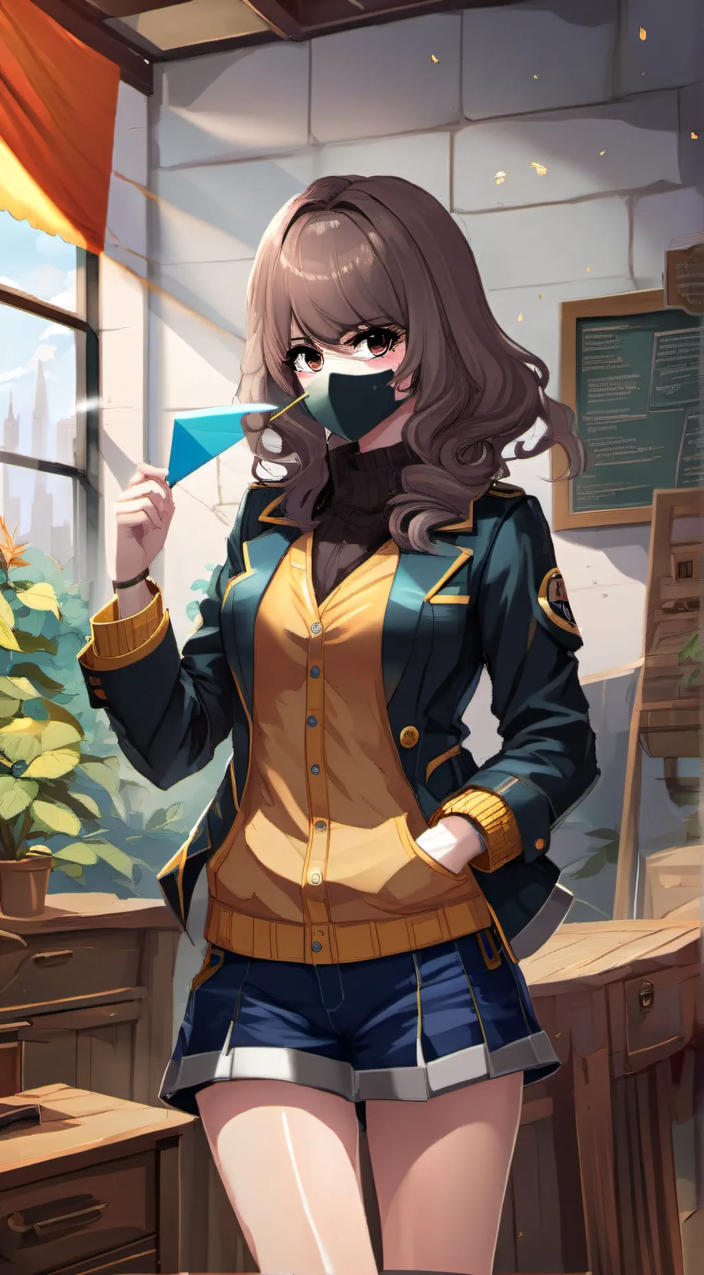 ai character: Temp background