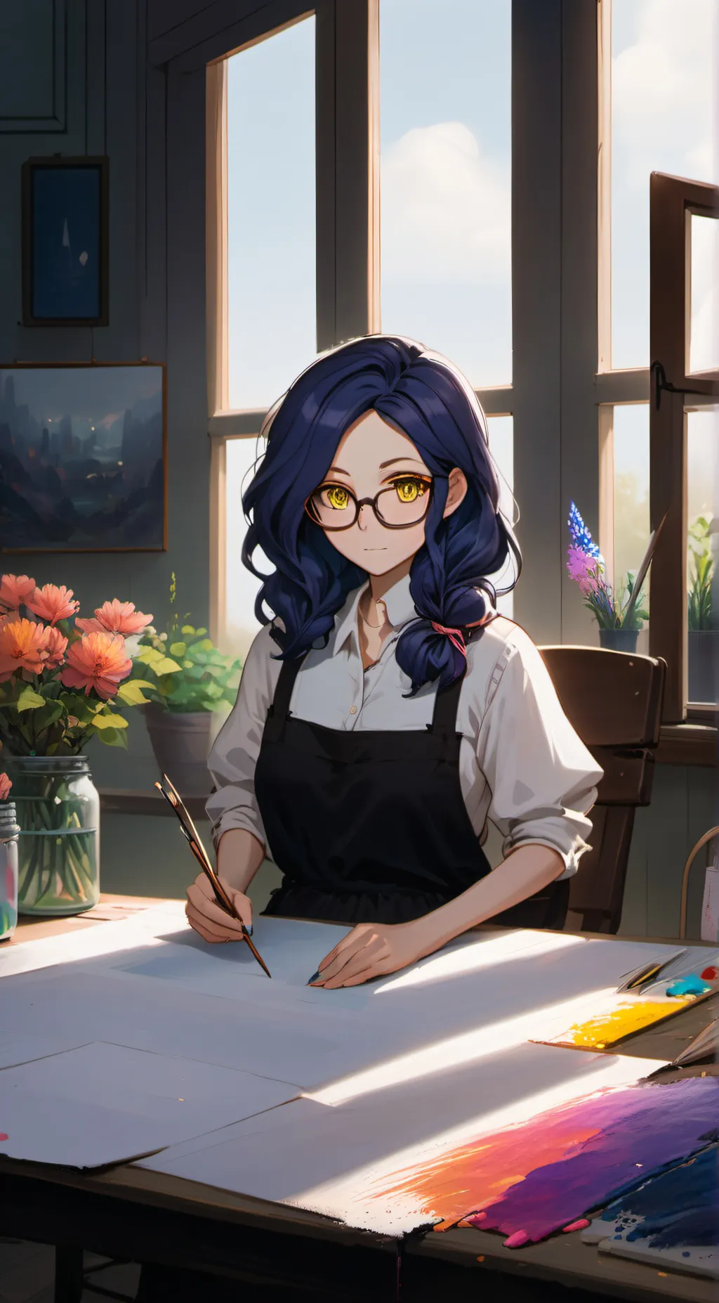 ai character: Rosia Agreste  background