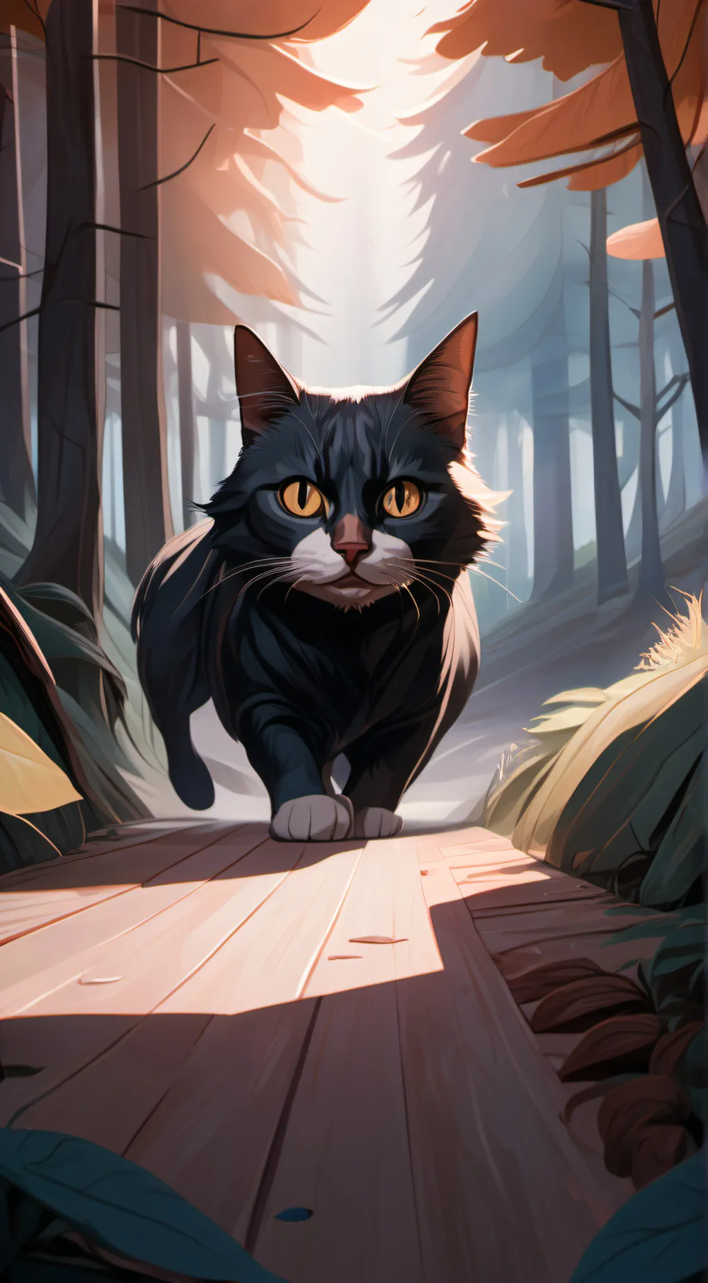 ai character: kitty  background