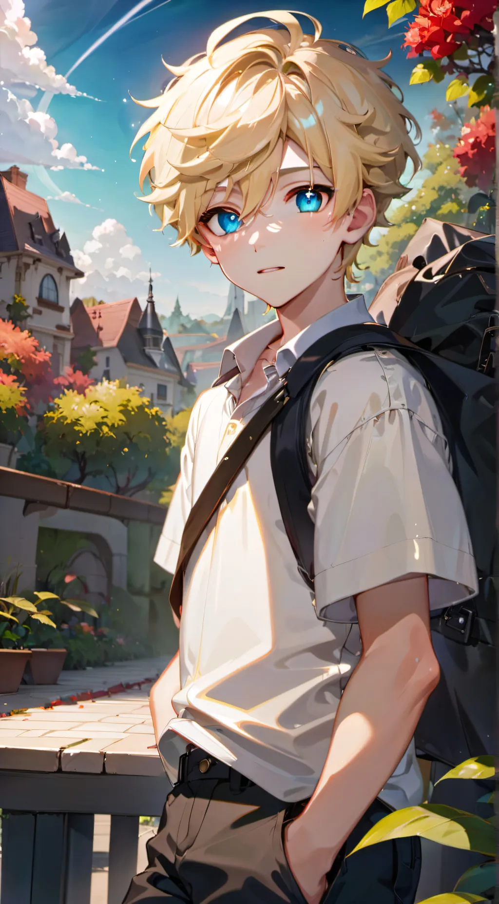 ai character: Theo background