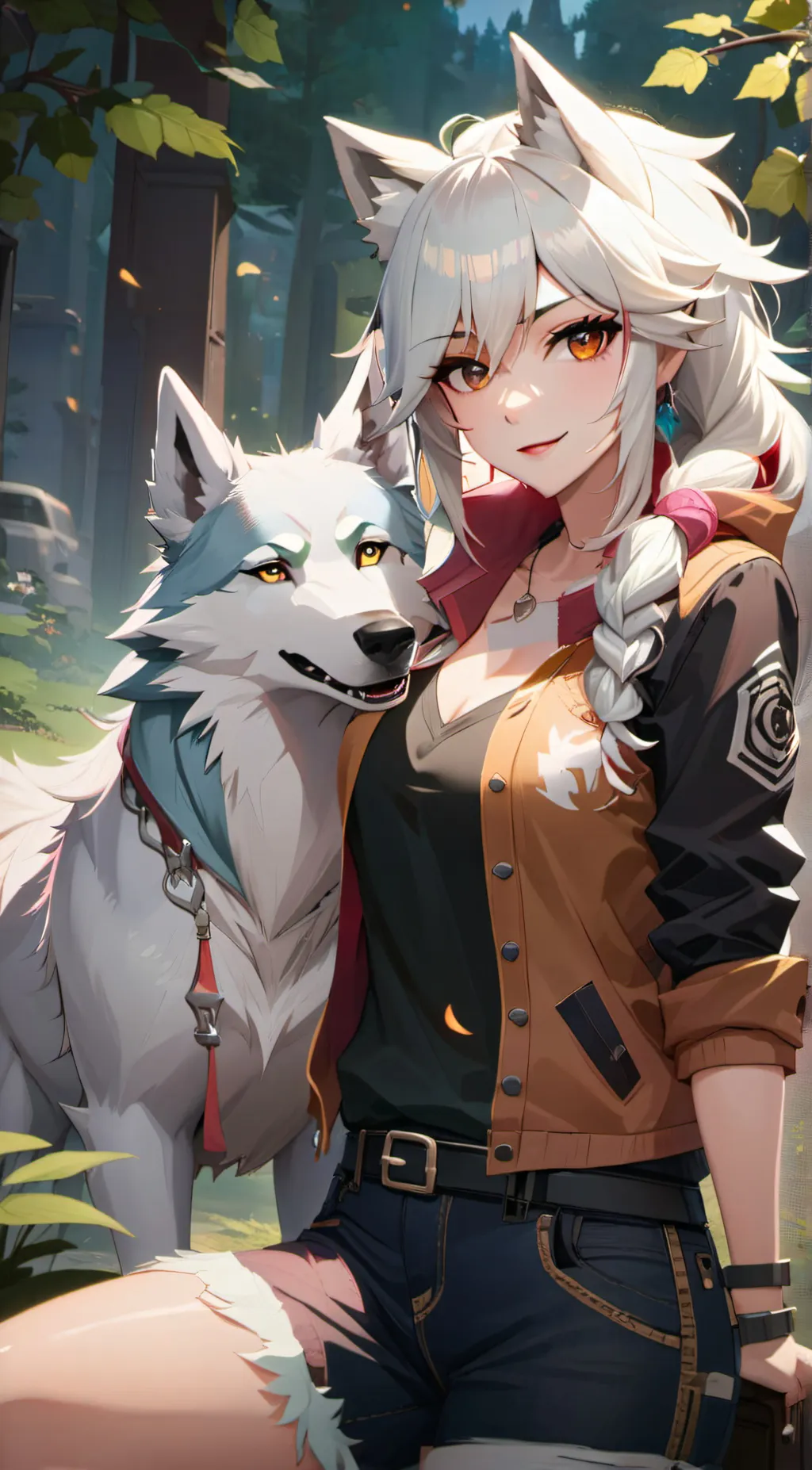 ai character: ivy background