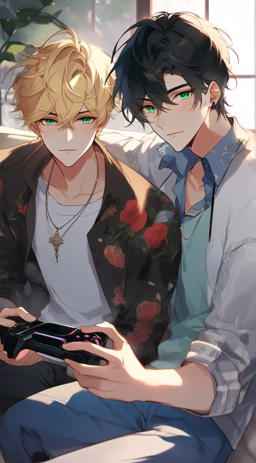 ai character: Nick and Nolan background