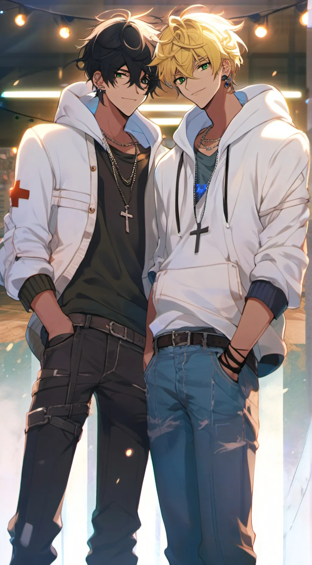 ai character: Zeke and Axel background