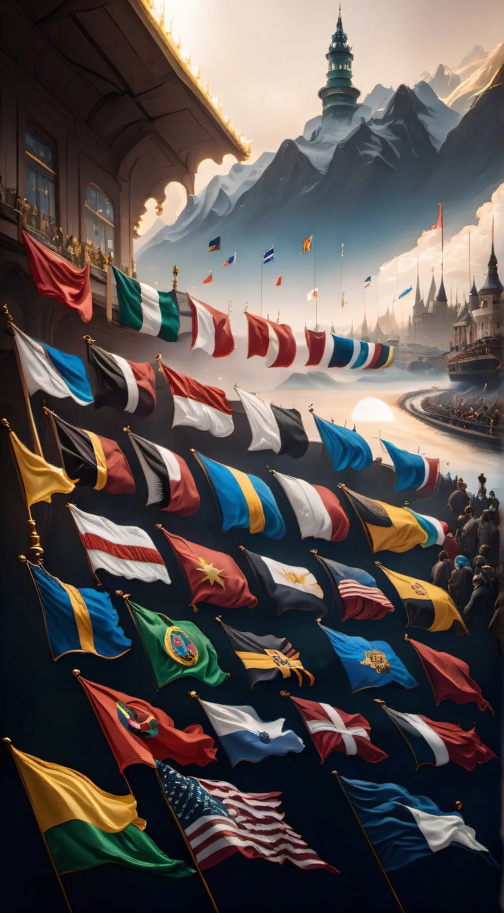 ai character: the 195 countries background