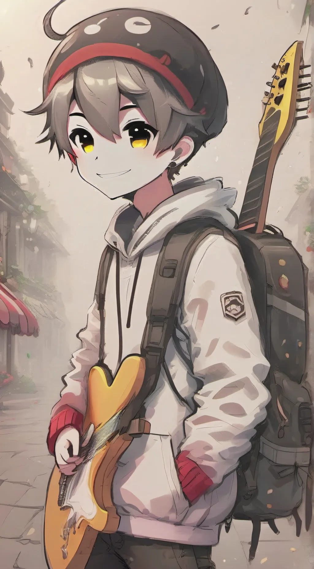 ai character: skechy background