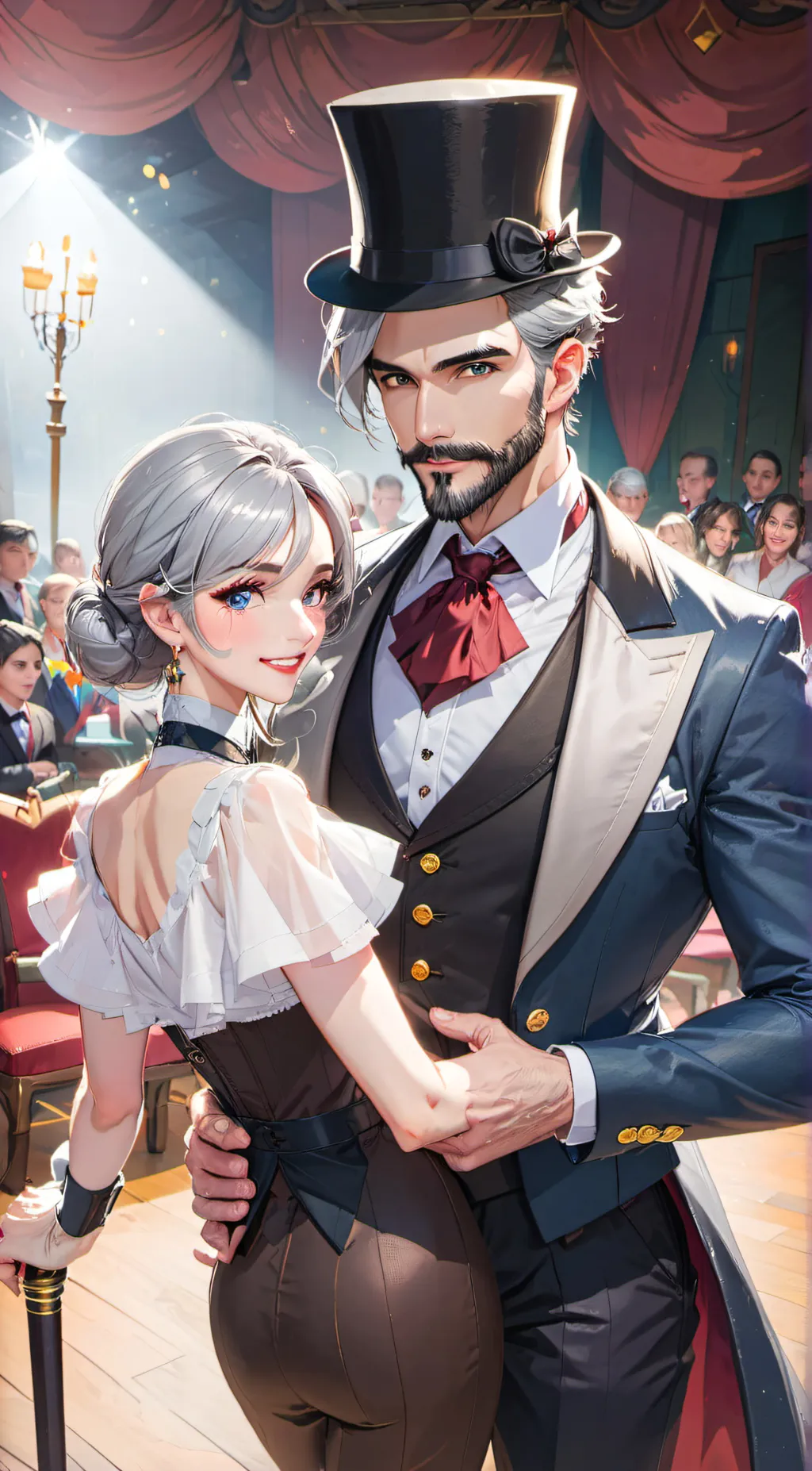 ai character: Magnus Silverwind background