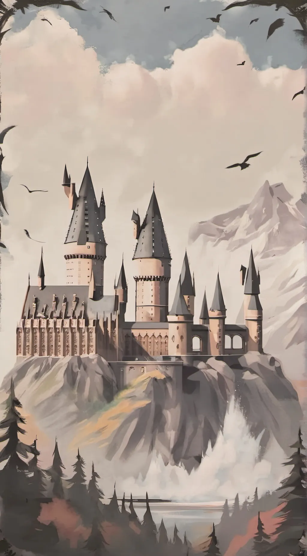 ai character: hogwarts background