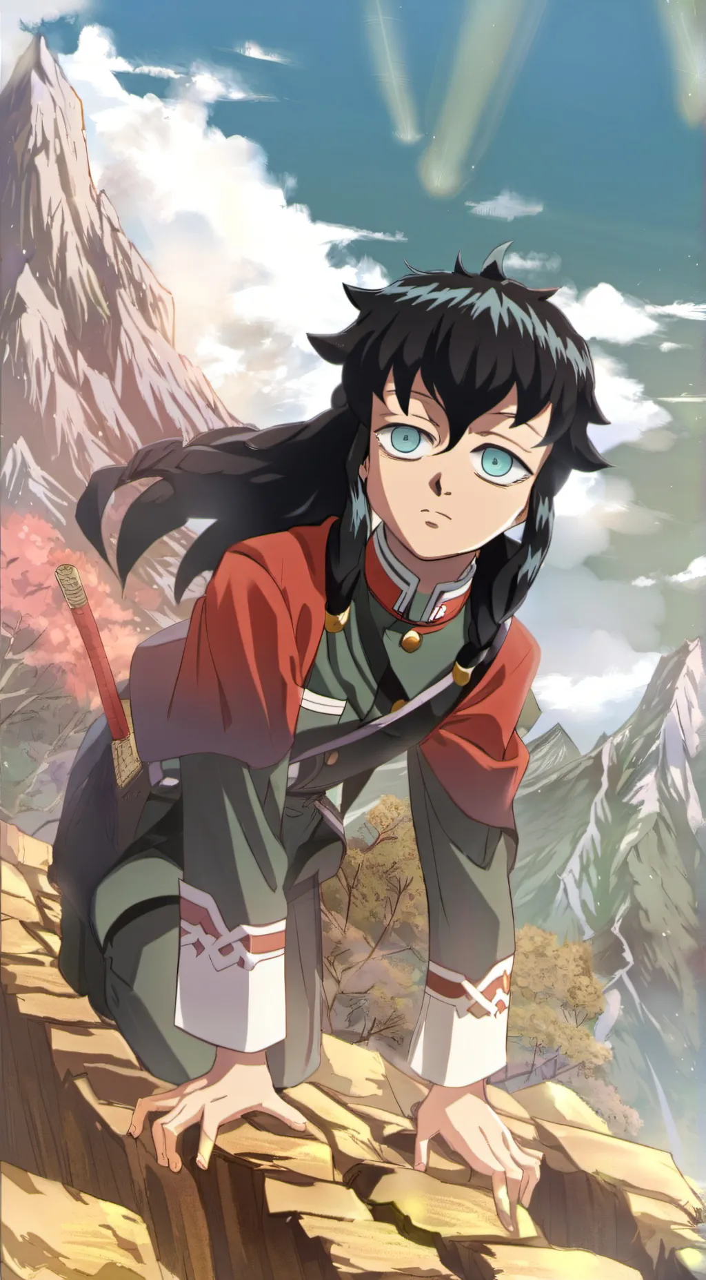 ai character: Muichiro  background