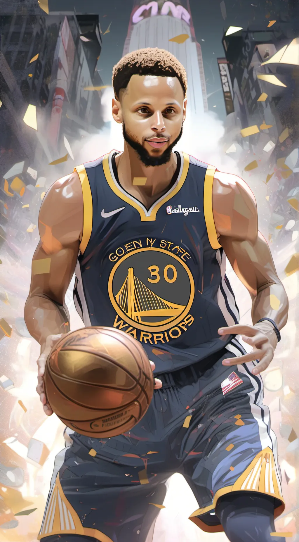 ai character: Stephen curry background