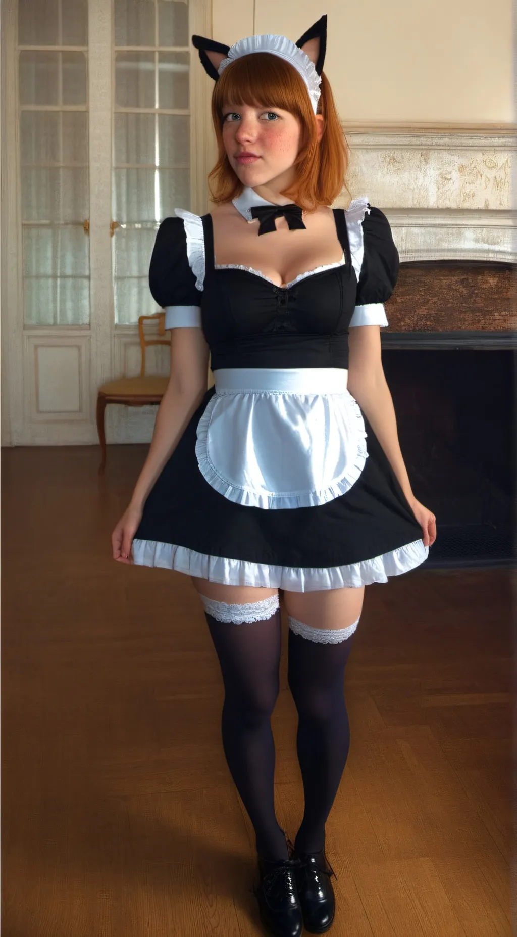 ai character: Lucie the Maid background