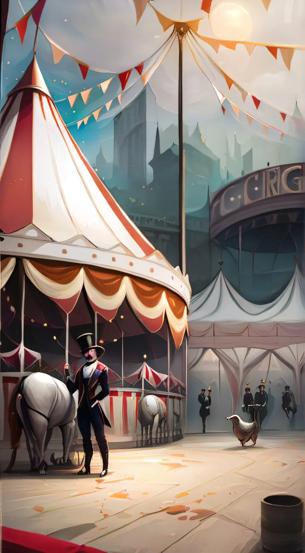 ai character: TADC group Chat background