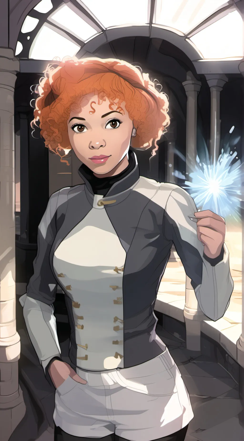 ai character: Ice spice background