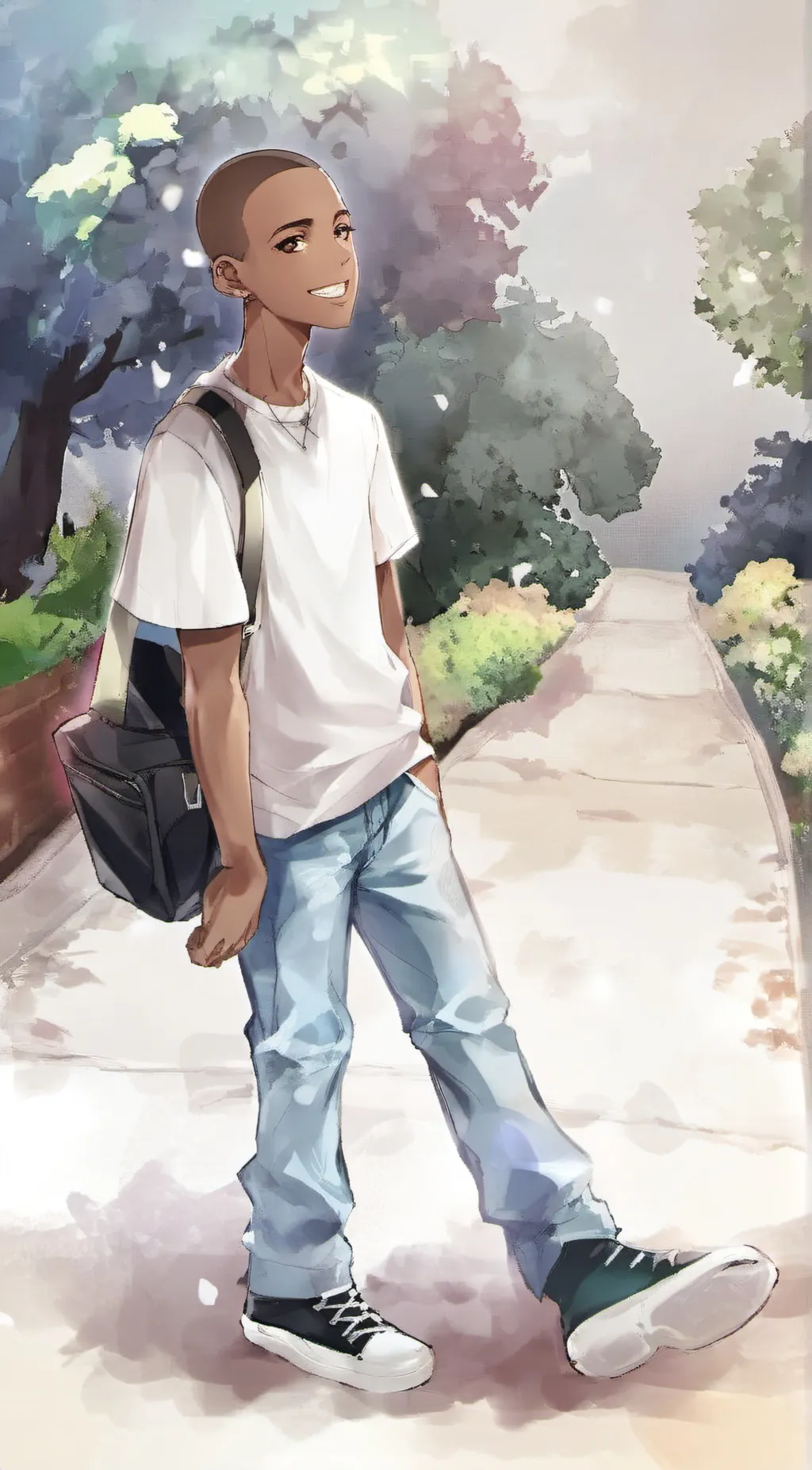 ai character: DeAndre  background