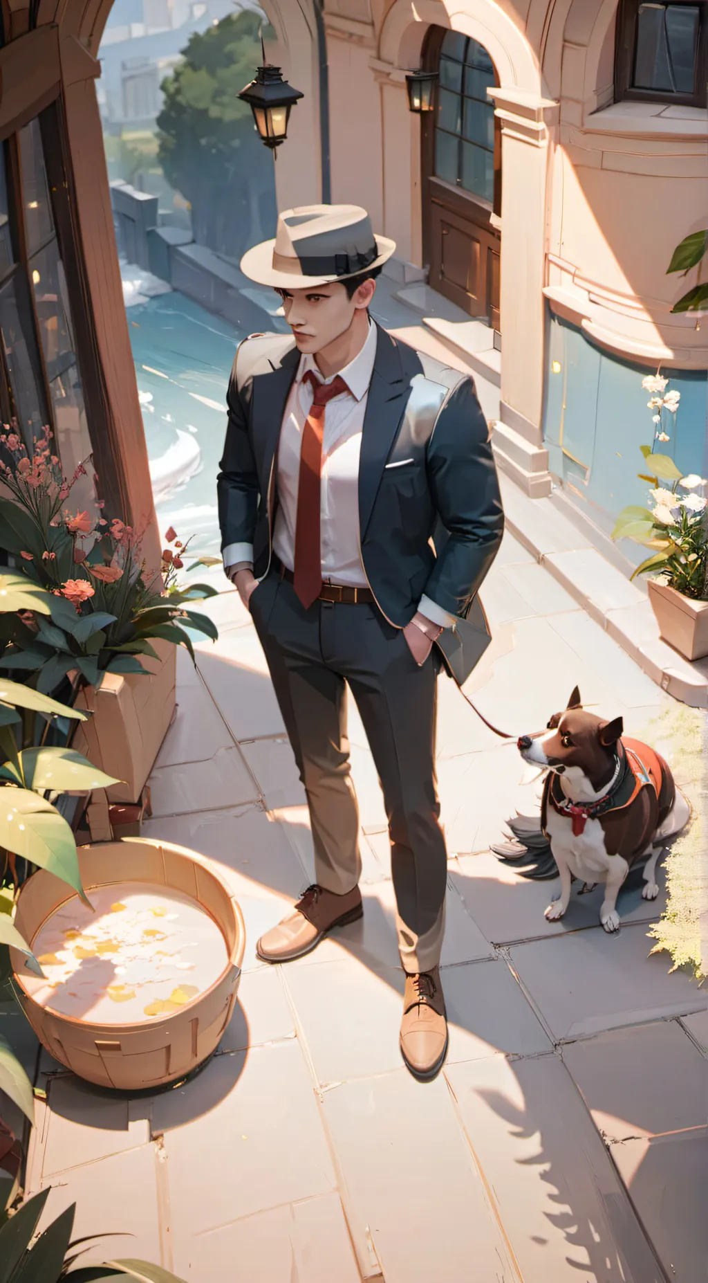 ai character: 𝓭𝓭𝓪𝓭𝓭𝔂 background