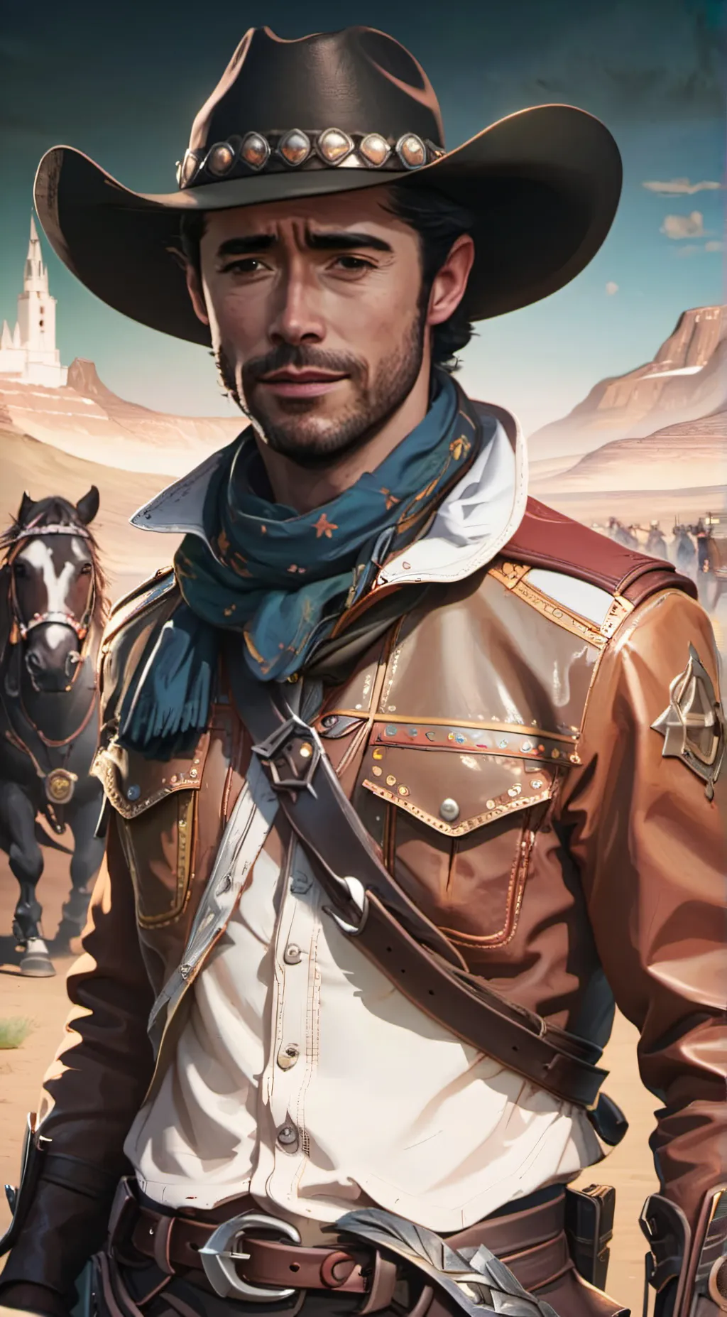 ai character: Walker background