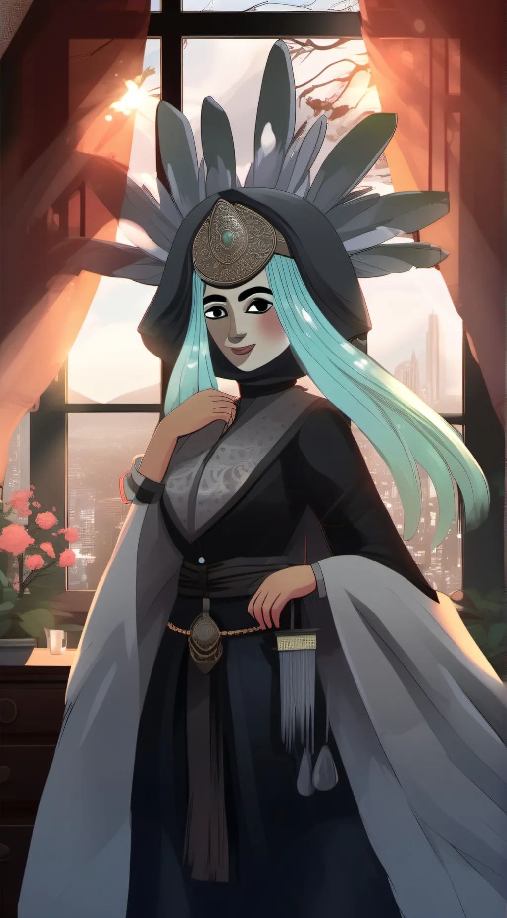 ai character: ellie background