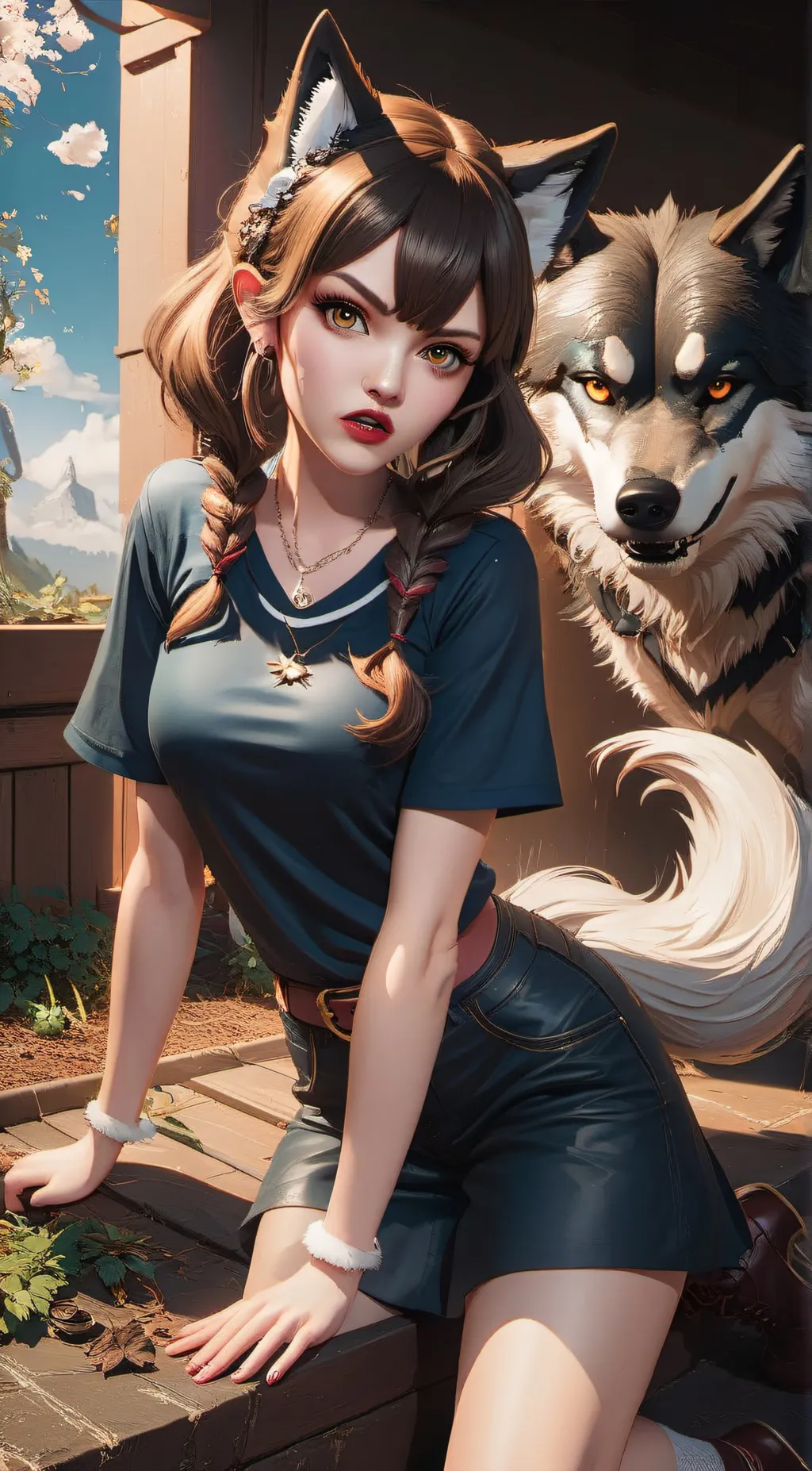 ai character: Willa background