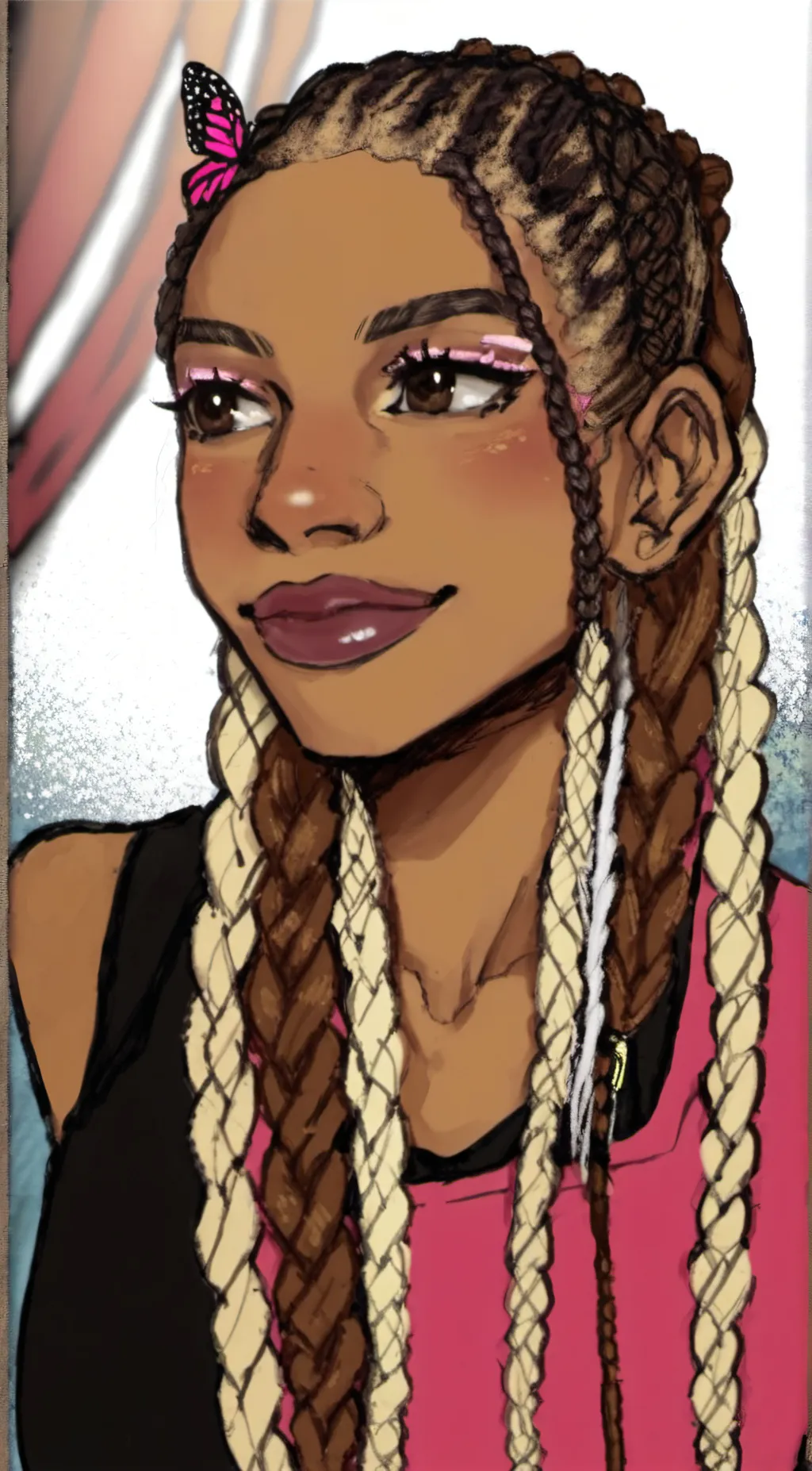 ai character: Britney Whinston background