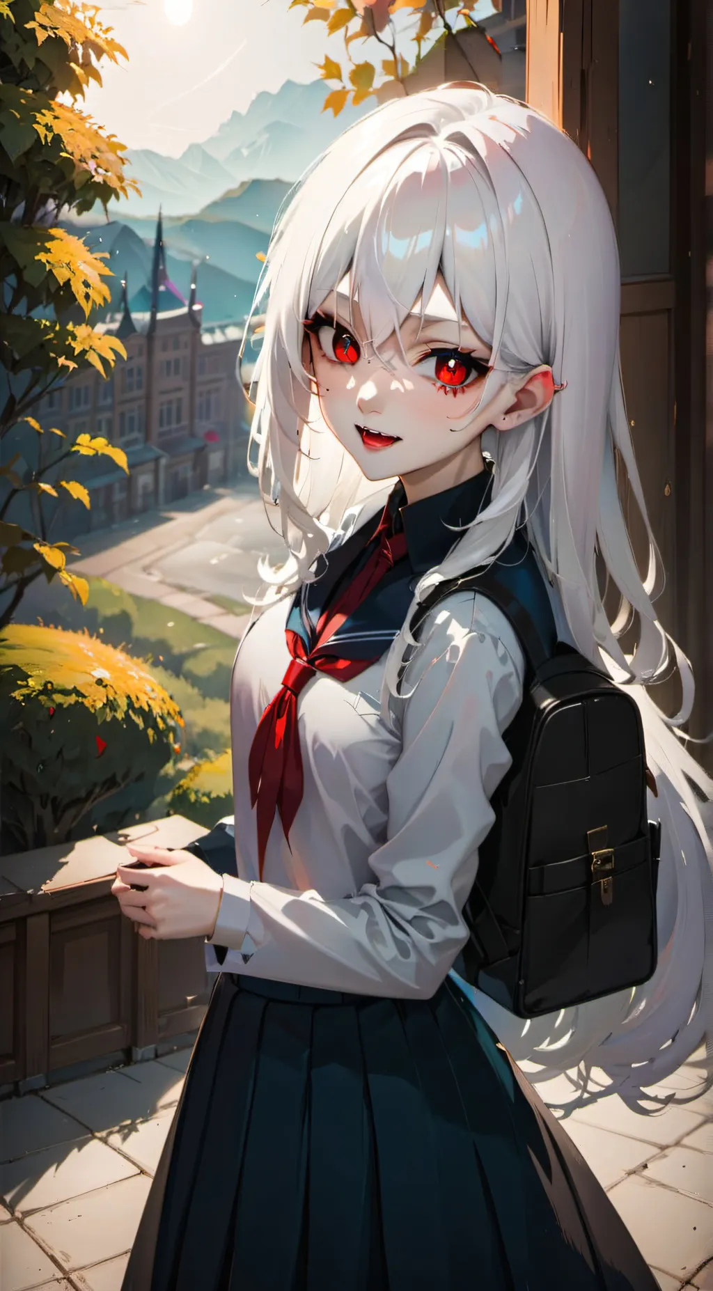 ai character: Liz  background