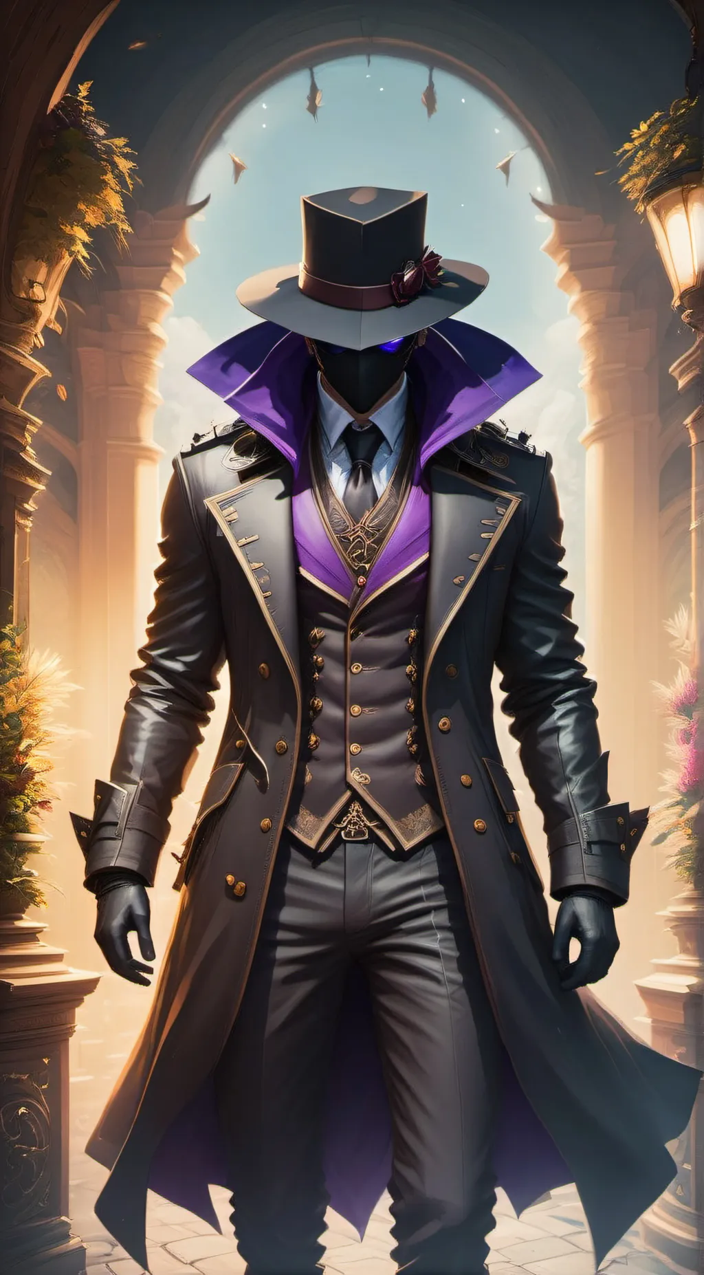 ai character: Leo Blackwing background