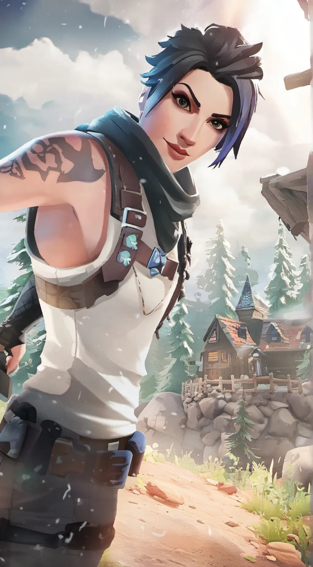 ai character: fortnite background