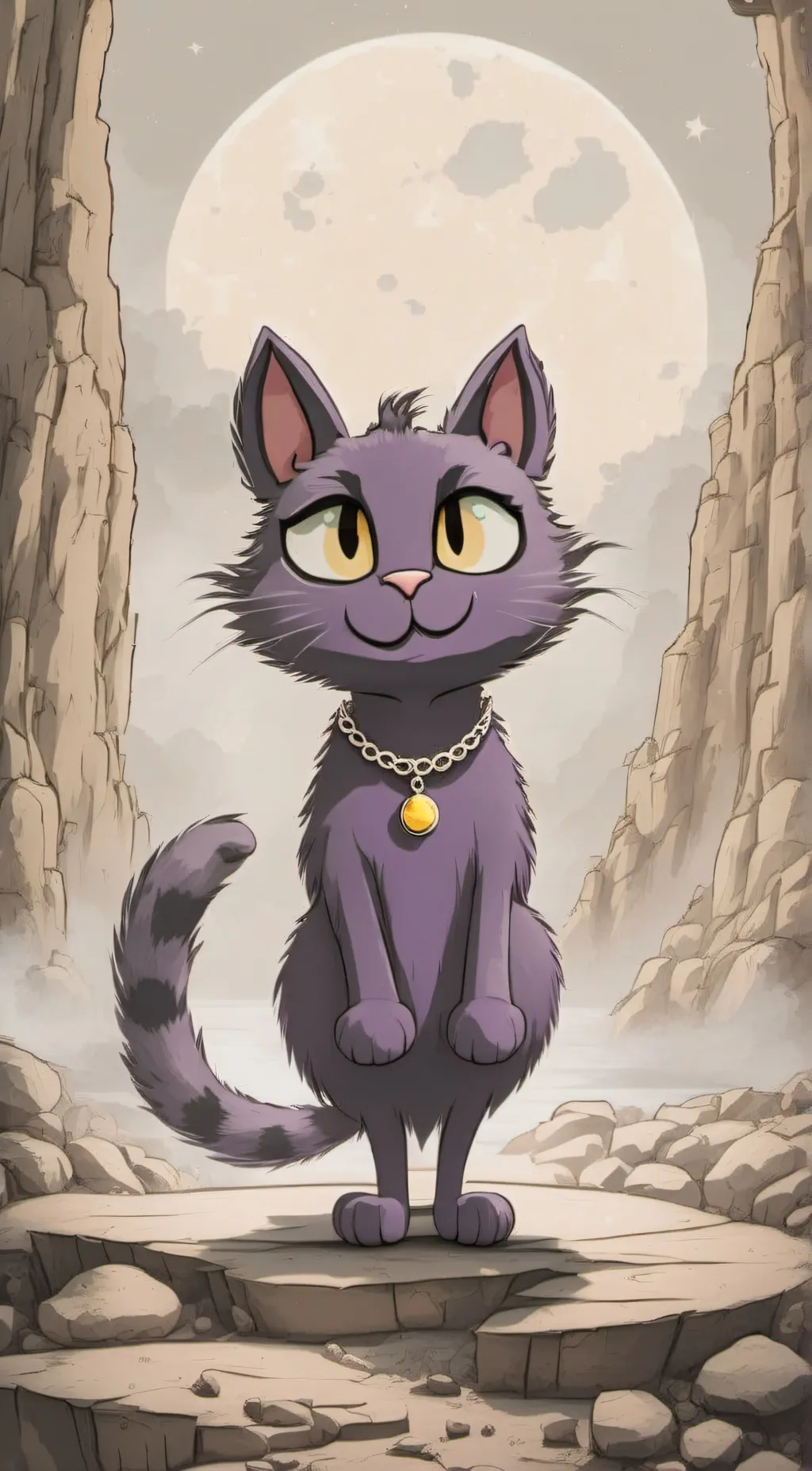 ai character: Catnap  background