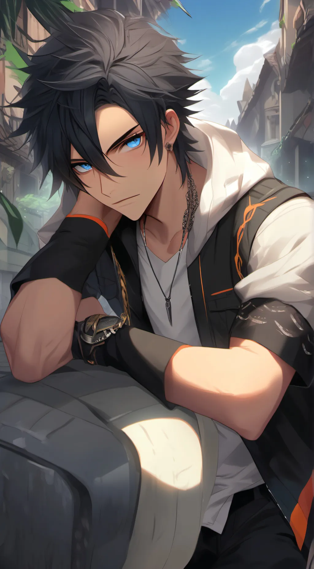 ai character: Max background