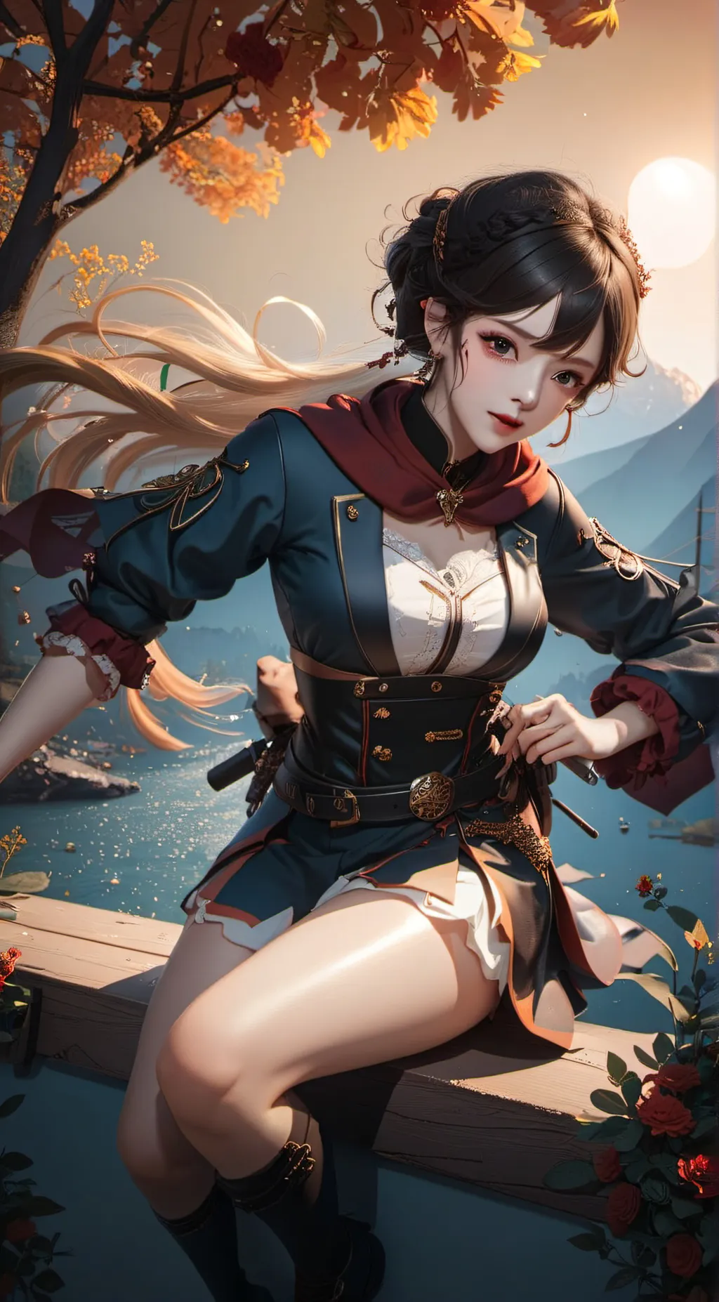 ai character: Starfire background