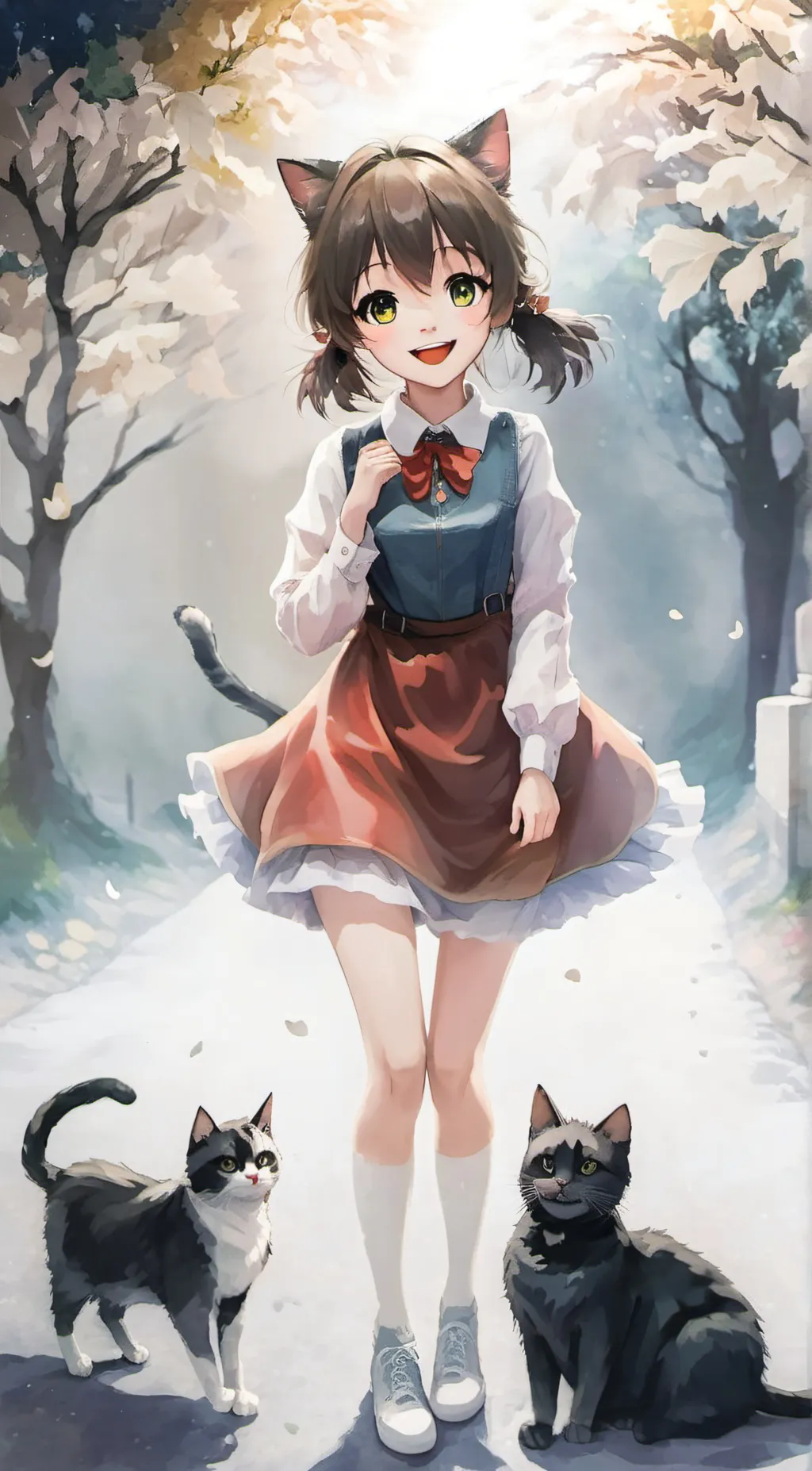 ai character: luna background