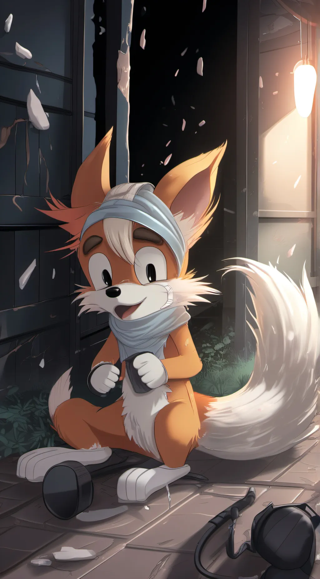 ai character: Tails background
