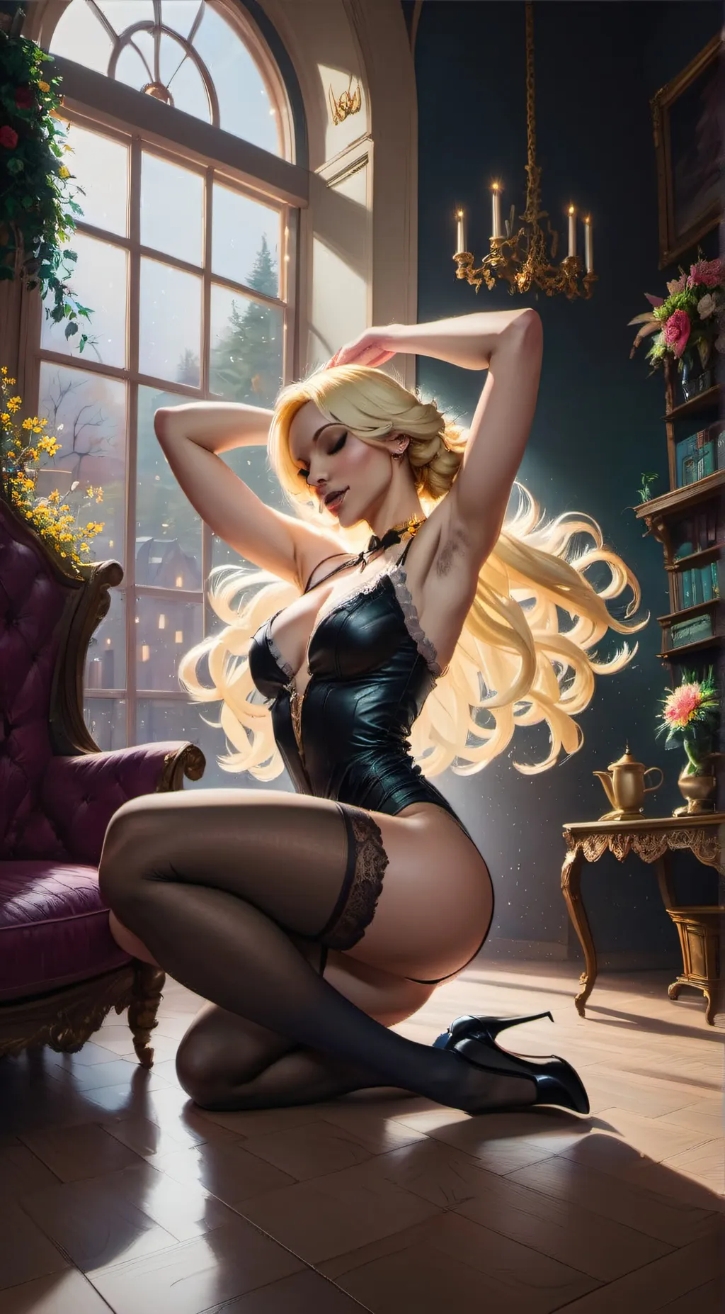 ai character: Sabrina background