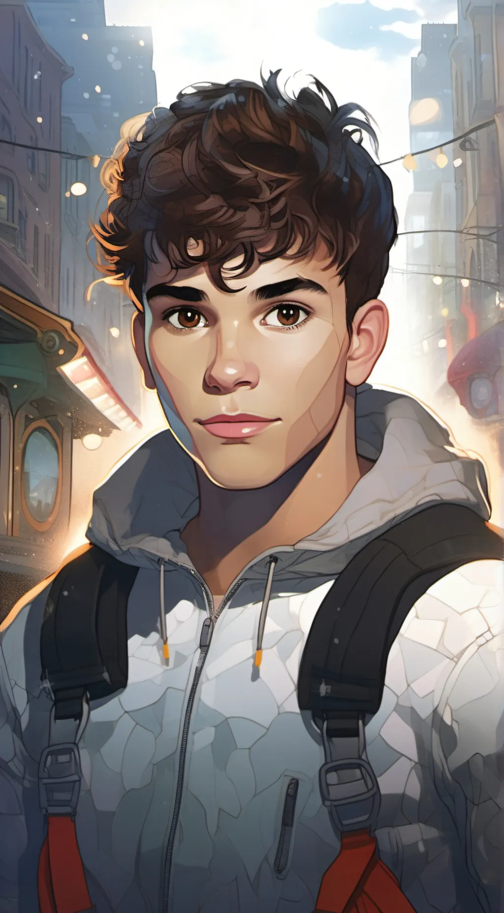 ai character: Julien Brown background