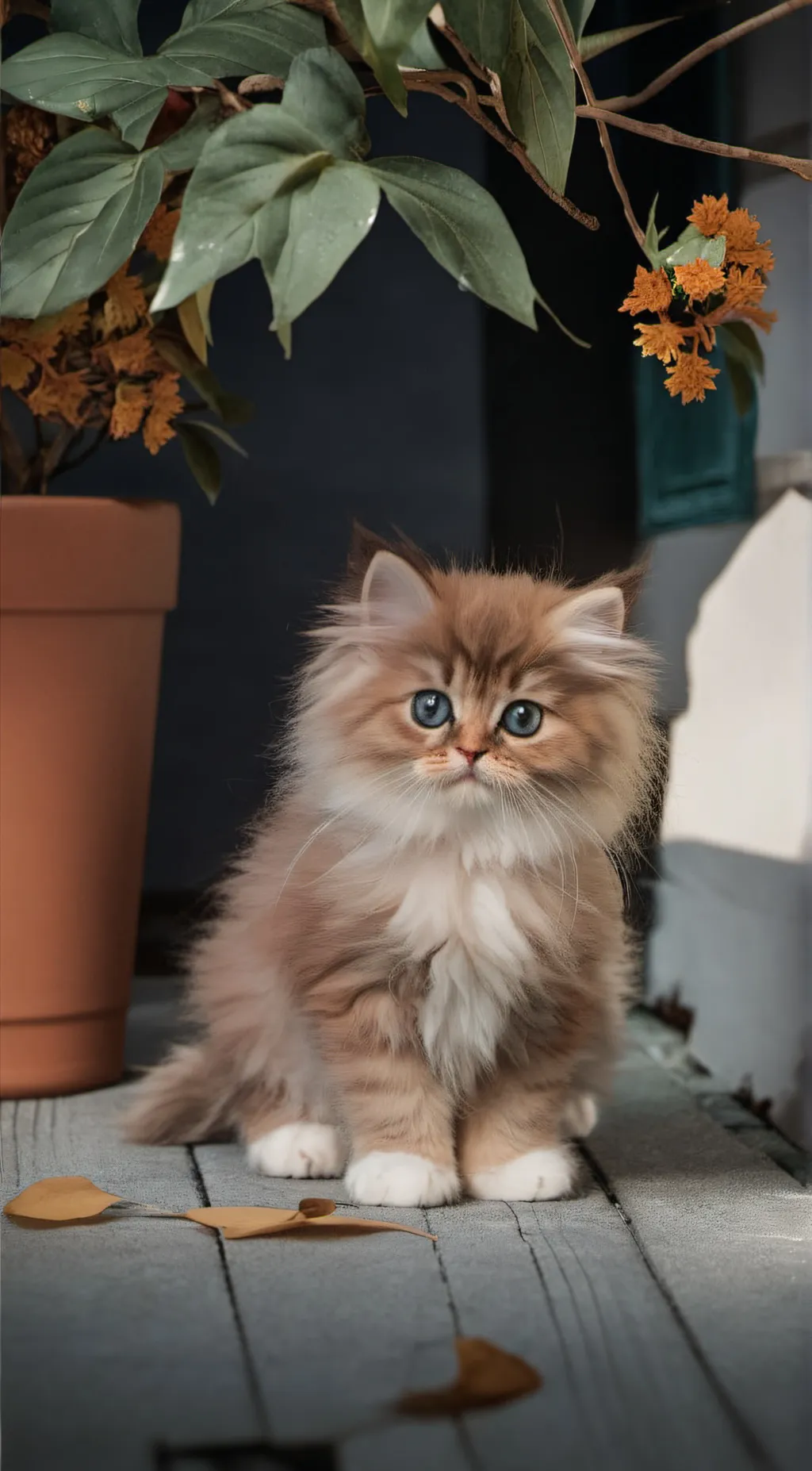 ai character: Lost Kitten background