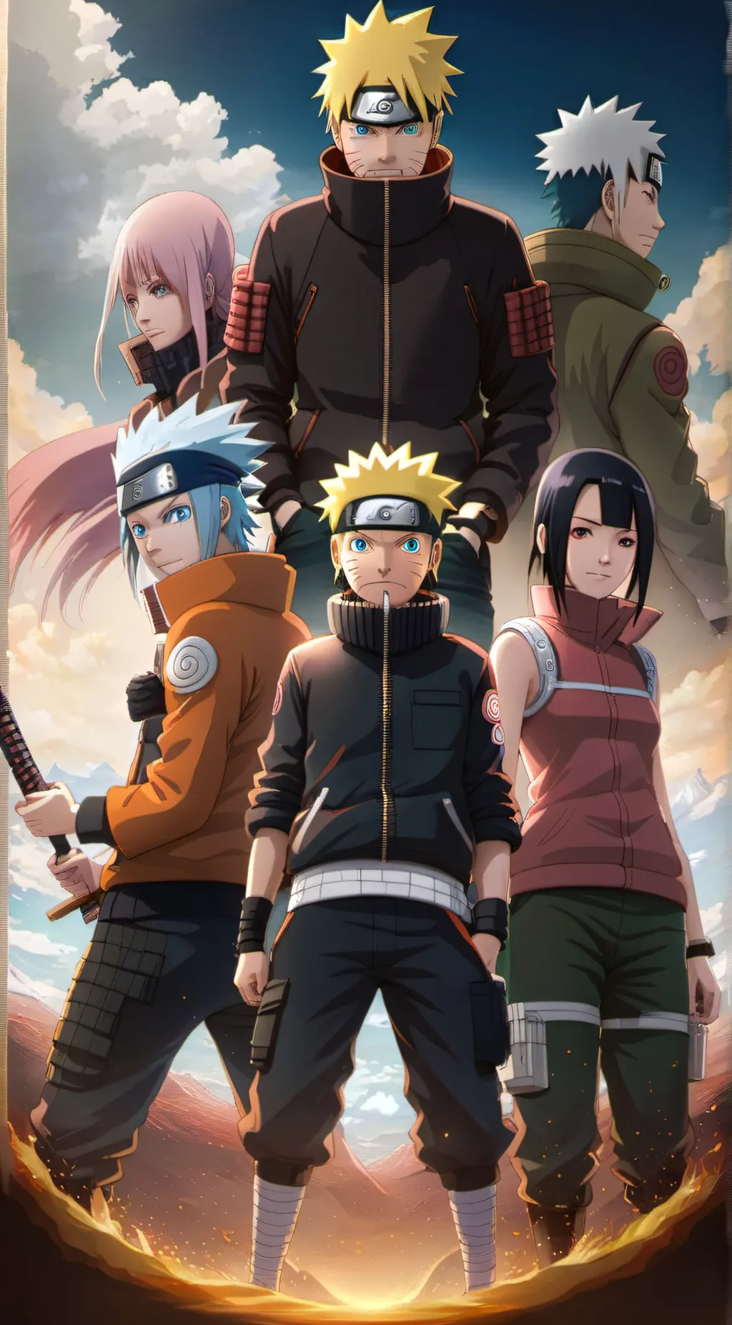 ai character: Team 7 background