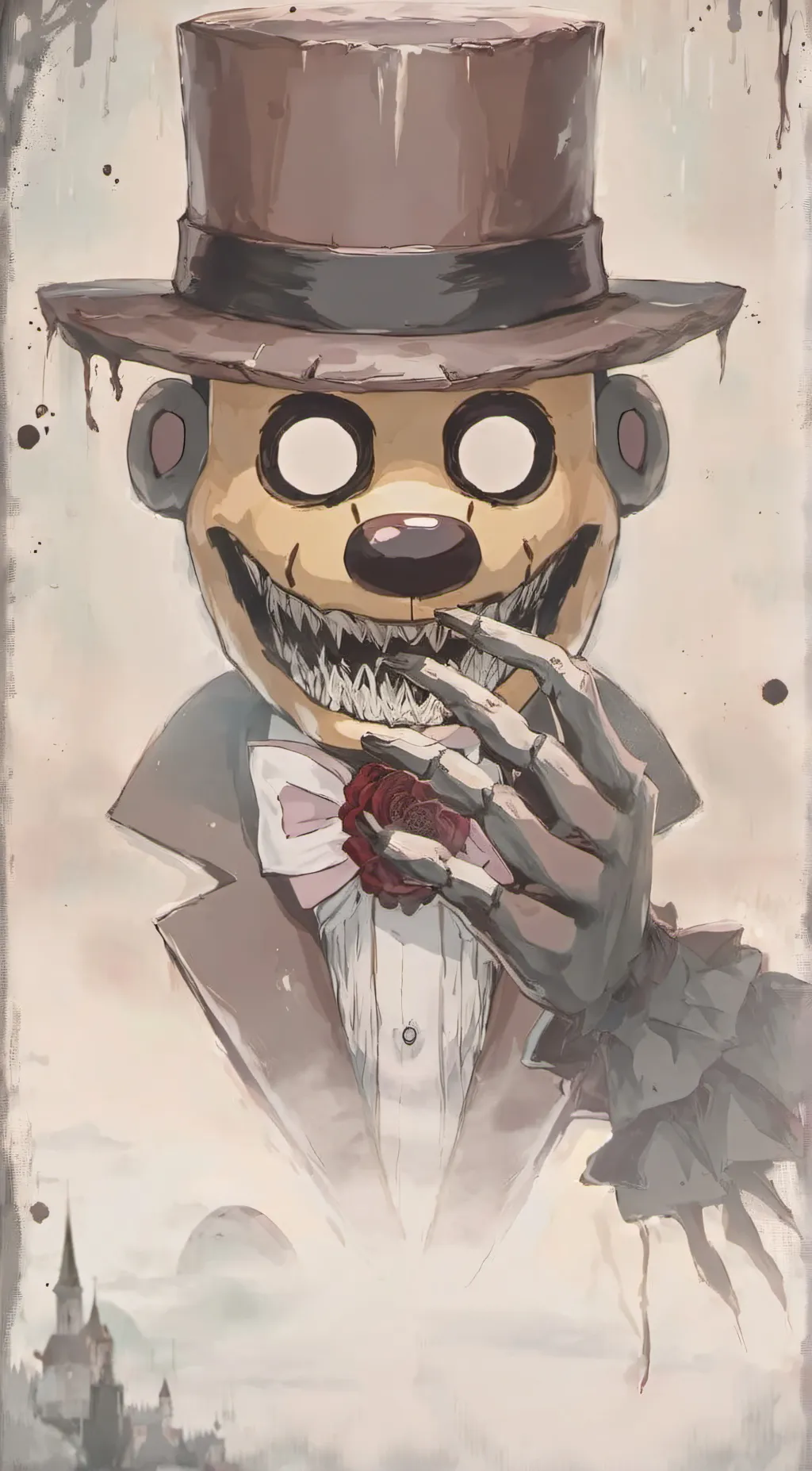 ai character: golden freddy background